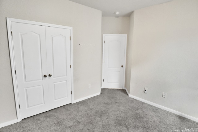 8228 Llano Parke, San Antonio, TX 78254 - unfurnished bedroom with carpet, baseboards, and a closet