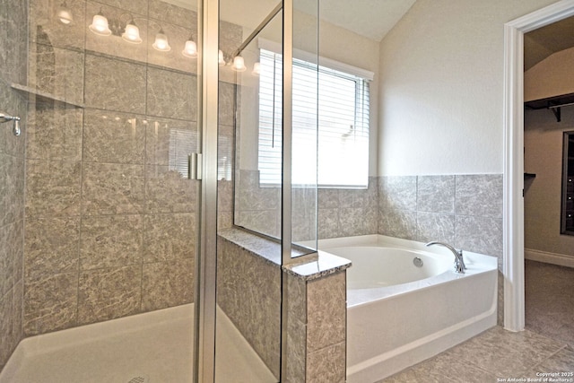 565 Rosemellow, New Braunfels, TX 78132 - bathroom featuring a stall shower and a bath