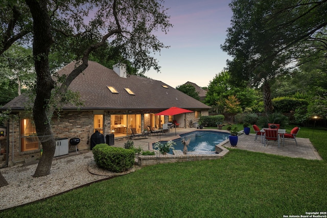 24 Rogers Wood, San Antonio, TX 78248 - view of swimming pool with a patio area