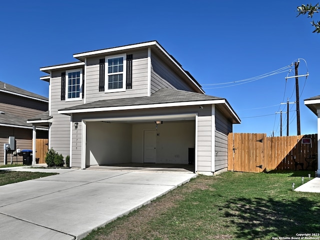 11719 Claudette St, San Antonio, TX 78252 - view of front of home featuring concrete driveway