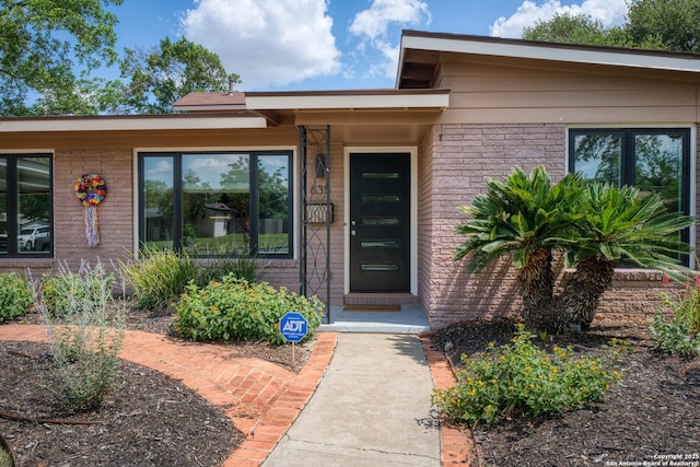 635 Brightwood Pl, San Antonio, TX 78209 - entrance to property featuring brick siding
