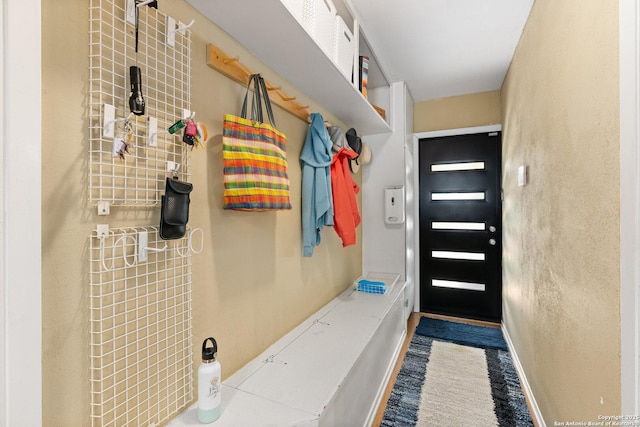 635 Brightwood Pl, San Antonio, TX 78209 - mudroom featuring baseboards