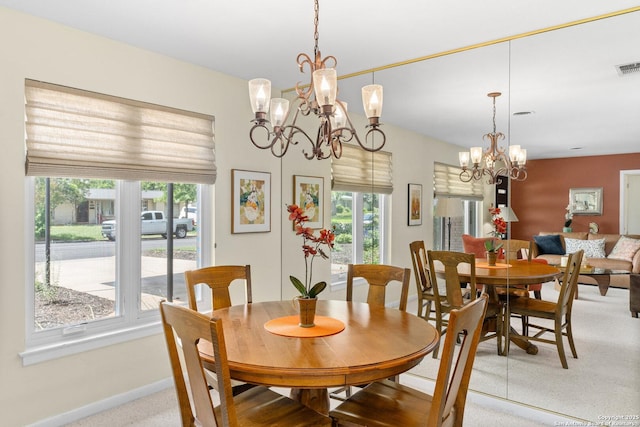 635 Brightwood Pl, San Antonio, TX 78209 - dining room with a chandelier and baseboards