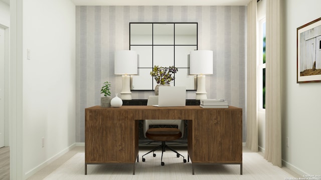 3610 Glade Crk, San Antonio, TX 78245 - office space featuring baseboards and wallpapered walls