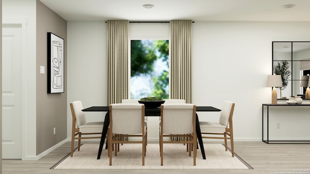 3610 Glade Crk, San Antonio, TX 78245 - dining area featuring wood finished floors and baseboards