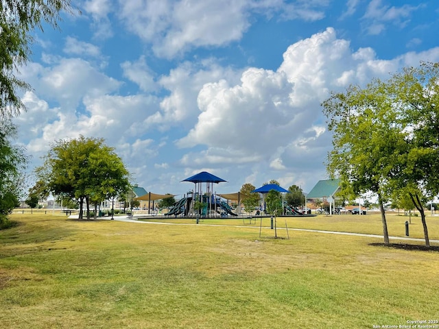 11715 Claudette St, San Antonio, TX 78252 - community play area featuring a yard