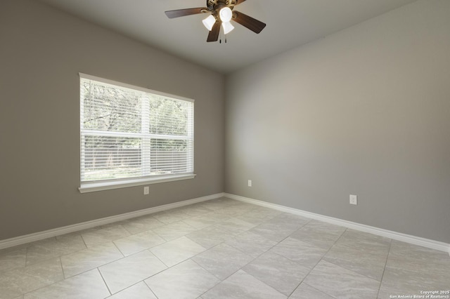 1407 Tanglewood, Spring Branch, TX 78070 - unfurnished room featuring a ceiling fan and baseboards