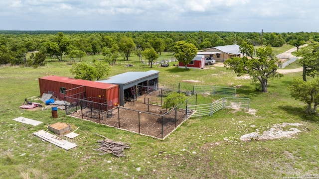 2050 Adj Ln, Fredericksburg, TX 78624 - aerial view of sparsely populated area featuring a forest