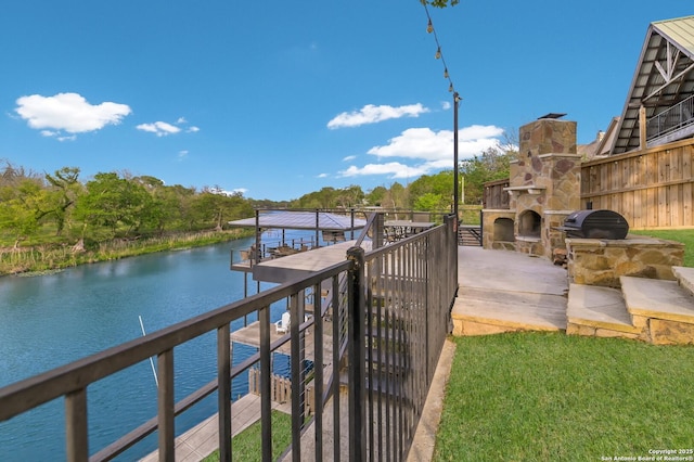 315 E Klein, New Braunfels, TX 78130 - dock featuring a water view