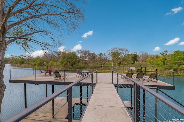 315 E Klein, New Braunfels, TX 78130 - dock with a water view