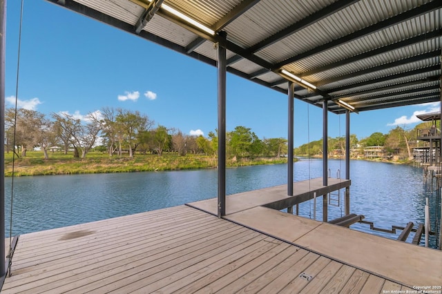 315 E Klein, New Braunfels, TX 78130 - dock area with a water view