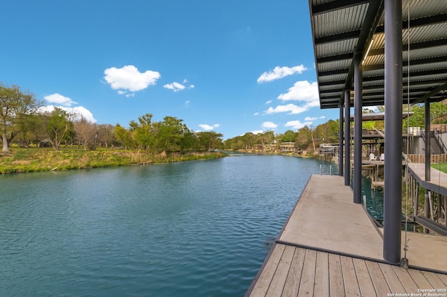 315 E Klein, New Braunfels, TX 78130 - dock area with a water view