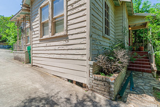210 Harrison, Alamo Heights, TX 78209 - view of property exterior featuring stairway