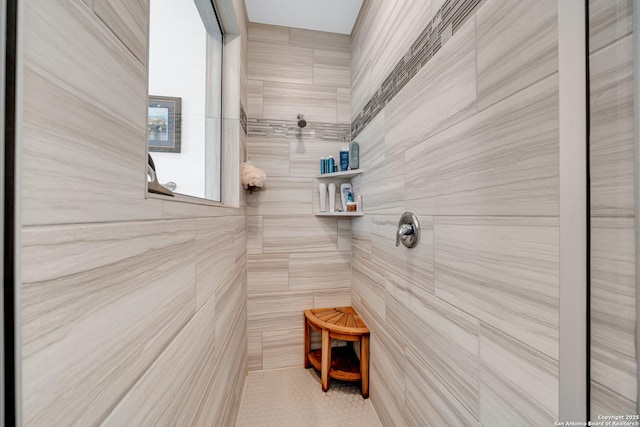 11109 Molly Run, San Antonio, TX 78254 - bathroom featuring tiled shower