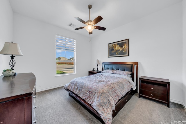11109 Molly Run, San Antonio, TX 78254 - carpeted bedroom featuring baseboards and a ceiling fan
