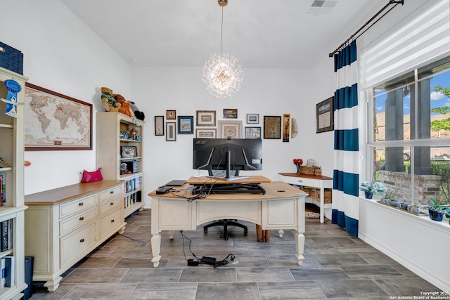 11109 Molly Run, San Antonio, TX 78254 - office space featuring a chandelier