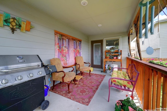 10227 Azealia Way, Boerne, TX 78006 - view of patio / terrace with area for grilling and covered porch