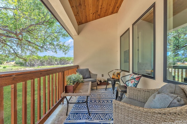 740 Sharp Spgs, Bulverde, TX 78163 - balcony featuring an outdoor living space