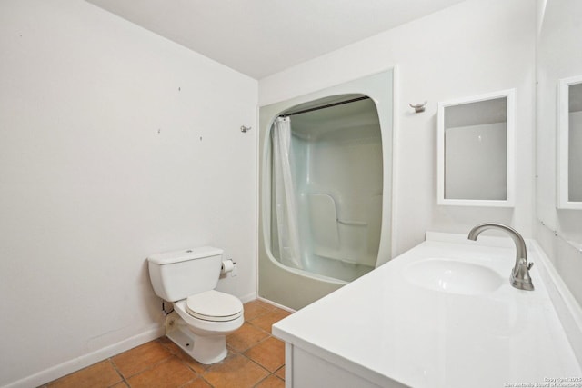 140 Should Bee, Ingram, TX 78025 - bathroom featuring tile patterned flooring, toilet, vanity, and baseboards