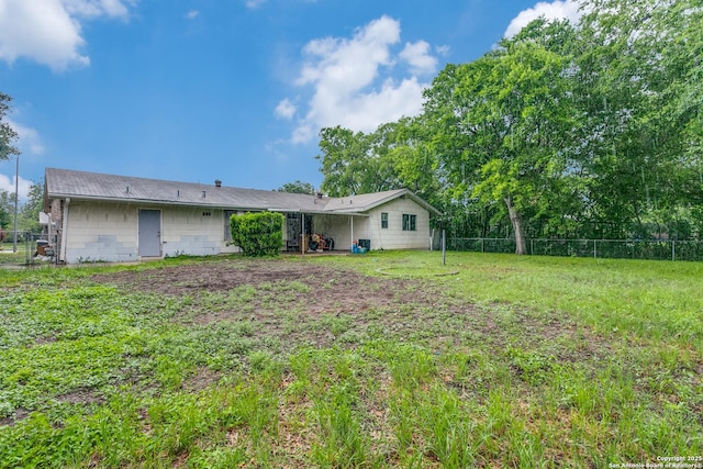 5118 Crusade Dr, San Antonio, TX 78218 - rear view of house featuring fence