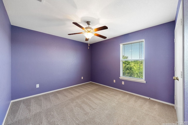 7923 Martinelli, San Antonio, TX 78253 - unfurnished room featuring carpet flooring, a ceiling fan, and baseboards