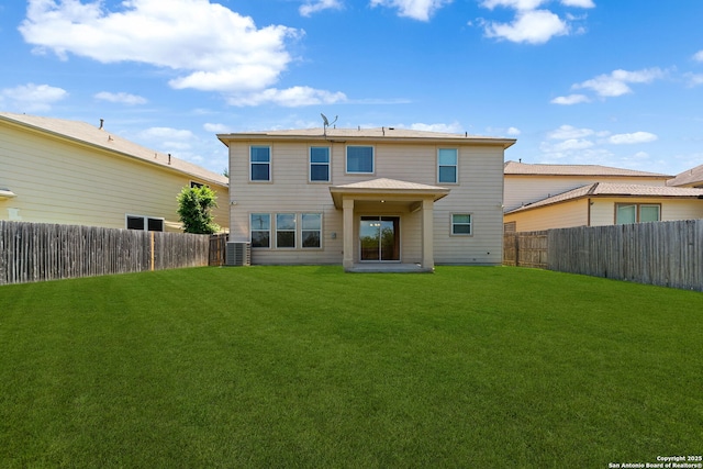 7923 Martinelli, San Antonio, TX 78253 - back of property featuring central air condition unit