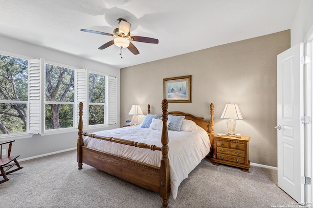 4602 Fort Boggy, San Antonio, TX 78253 - carpeted bedroom featuring baseboards and a ceiling fan