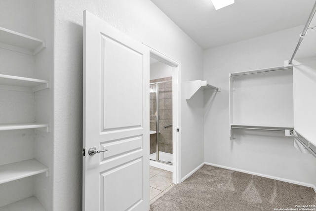 4602 Fort Boggy, San Antonio, TX 78253 - spacious closet featuring light tile patterned floors