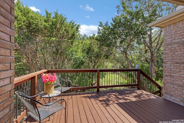 4602 Fort Boggy, San Antonio, TX 78253 - view of wooden deck