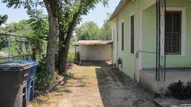 2222 Osburn, San Antonio, TX 78208 - view of yard