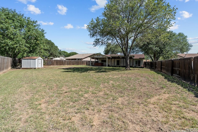 9616 Sugarloaf, San Antonio, TX 78245 - view of yard with a storage unit and an outbuilding