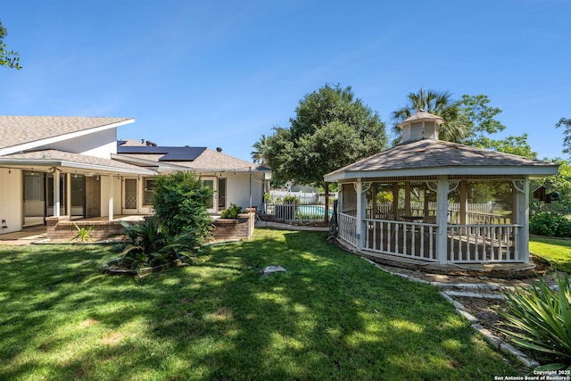 7214 N Vandiver, San Antonio, TX 78209 - view of yard with a gazebo and a patio area