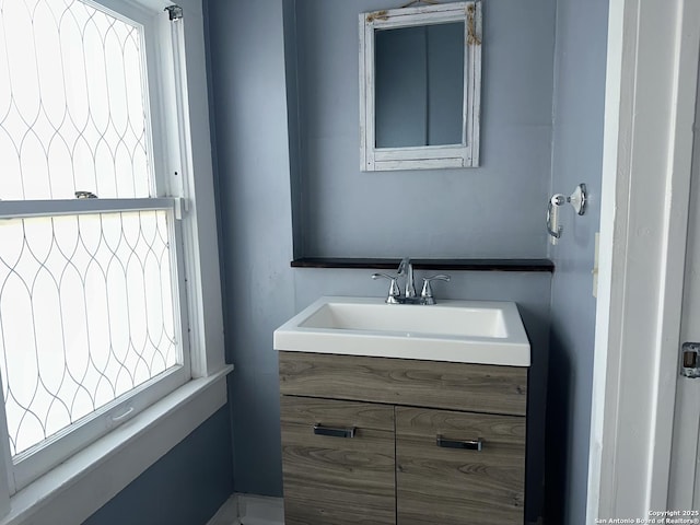 539 Wickes, San Antonio, TX 78210 - bathroom with plenty of natural light and vanity