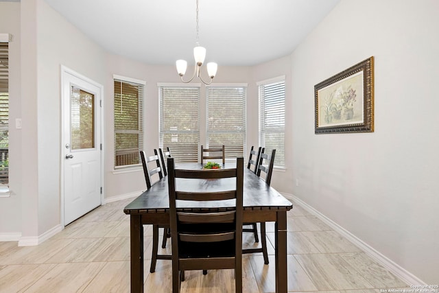1549 Cawdon, Bulverde, TX 78163 - dining room featuring a chandelier and light tile patterned flooring