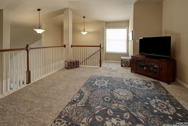 6139 Diego Ln, San Antonio, TX 78253 - living area with carpet floors and baseboards