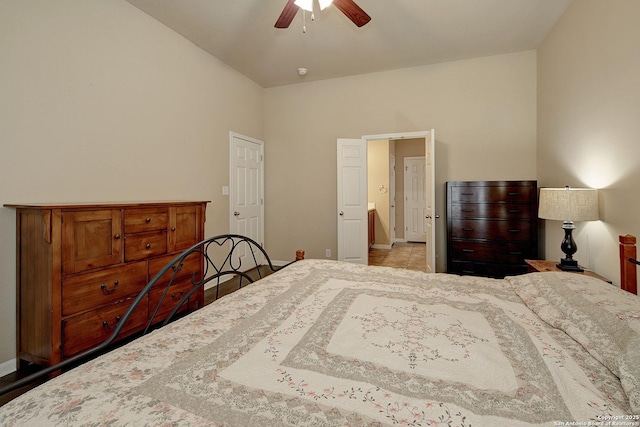 6139 Diego Ln, San Antonio, TX 78253 - bedroom with ceiling fan and baseboards
