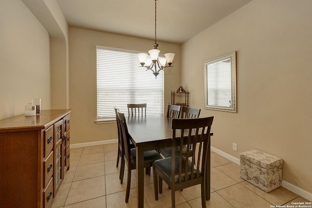 6139 Diego Ln, San Antonio, TX 78253 - dining space featuring a chandelier, healthy amount of natural light, and light tile patterned flooring