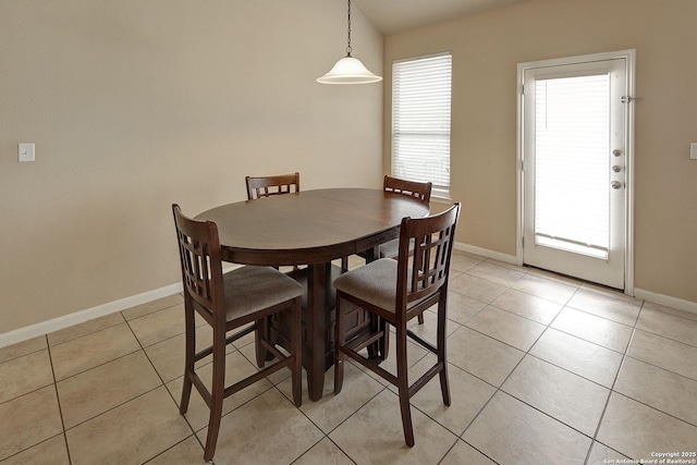 6139 Diego Ln, San Antonio, TX 78253 - dining area featuring light tile patterned floors and baseboards