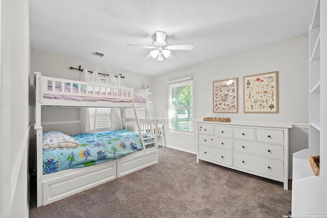 2827 Bent Bow, San Antonio, TX 78209 - carpeted bedroom featuring ceiling fan