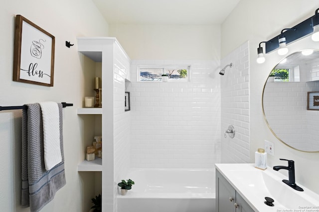 815 Steves, San Antonio, TX 78210 - bathroom with  shower combination and vanity