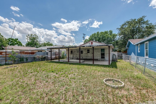 1218 Kyle St, San Antonio, TX 78224 - back of house with a patio