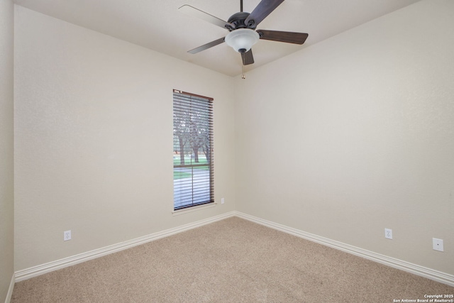 19015 Seminole Pass, Garden Ridge, TX 78266 - unfurnished room featuring carpet, ceiling fan, and baseboards