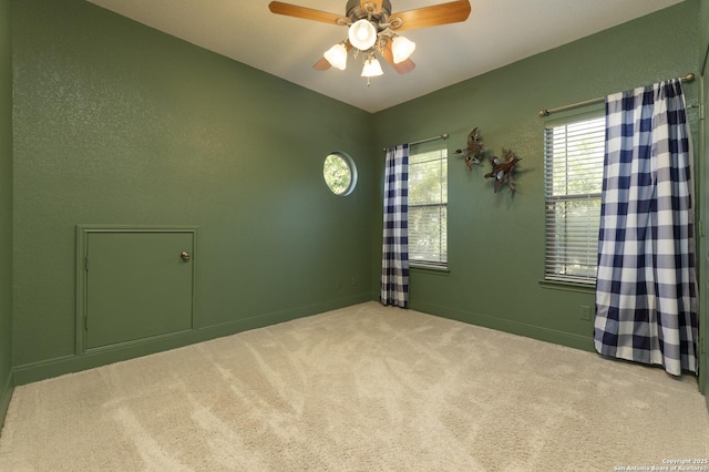 212 Leather Leaf, Boerne, TX 78006 - unfurnished room featuring carpet, a ceiling fan, and baseboards