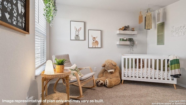 5026 Wichita Pike, San Antonio, TX 78253 - bedroom featuring carpet and a nursery area