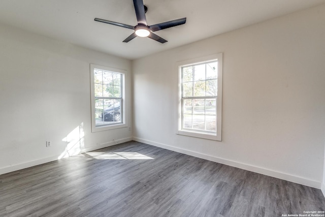 827 Ware Blvd, San Antonio, TX 78214 - unfurnished room featuring healthy amount of natural light, a ceiling fan, and baseboards
