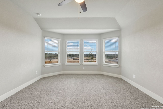 12734 Tegea Pass, San Antonio, TX 78245 - carpeted empty room featuring plenty of natural light, ceiling fan, and baseboards