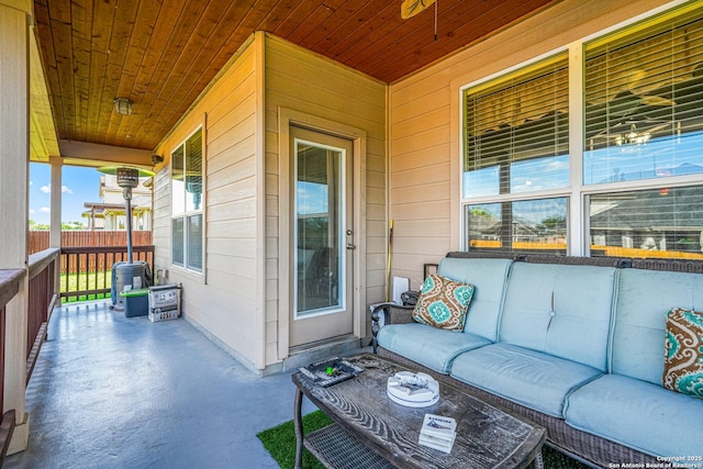 222 Red Quill Nest, San Antonio, TX 78253 - porch featuring an outdoor living space