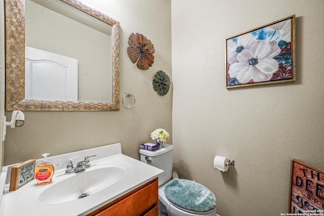 222 Red Quill Nest, San Antonio, TX 78253 - bathroom featuring vanity and toilet