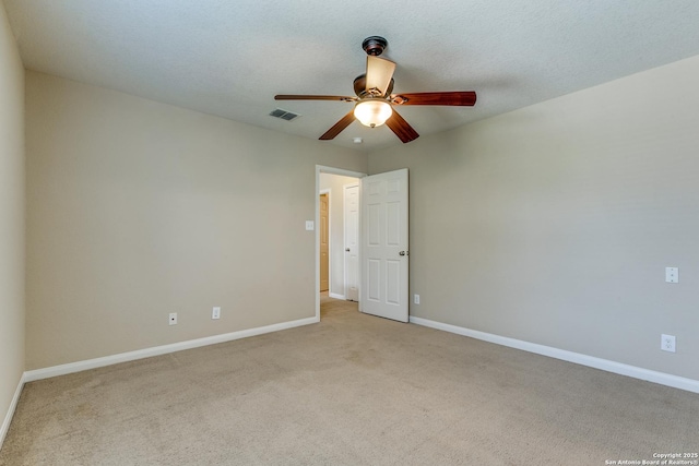 6046 Luckey Run, San Antonio, TX 78252 - carpeted spare room with a ceiling fan and baseboards