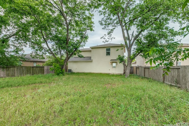 6046 Luckey Run, San Antonio, TX 78252 - fenced backyard with cooling unit